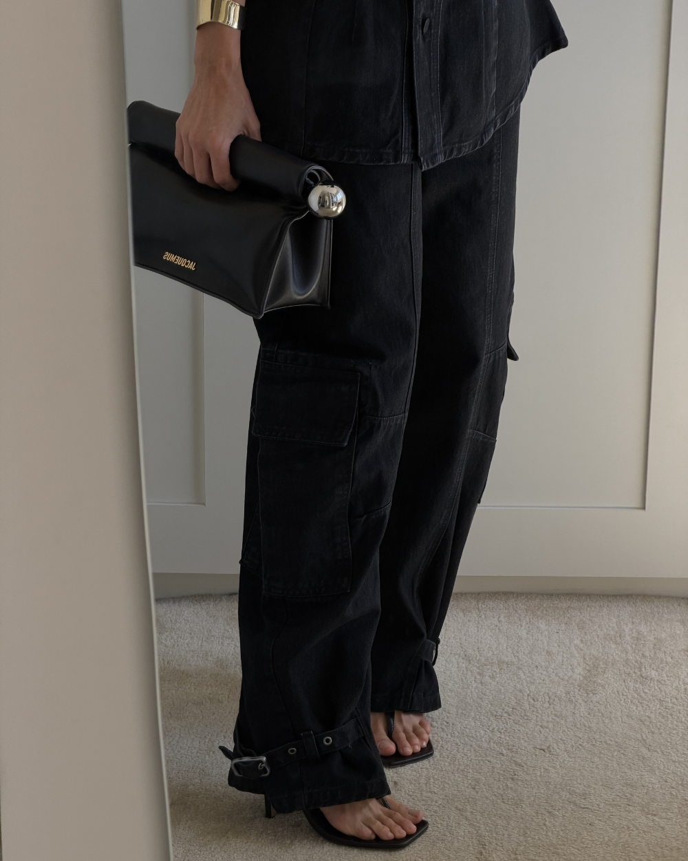 Calça Balloon River Utility Black